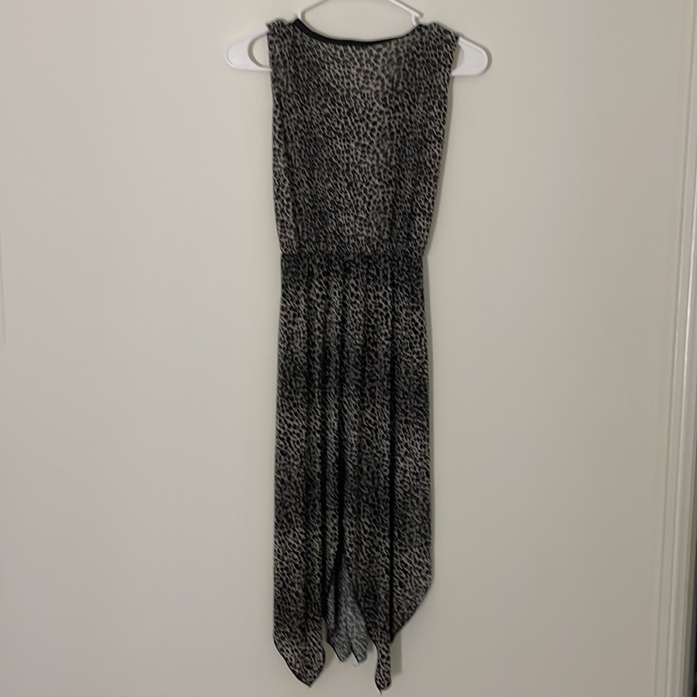 Black & grey Animal print assymetrical dress - Picture 5 of 5